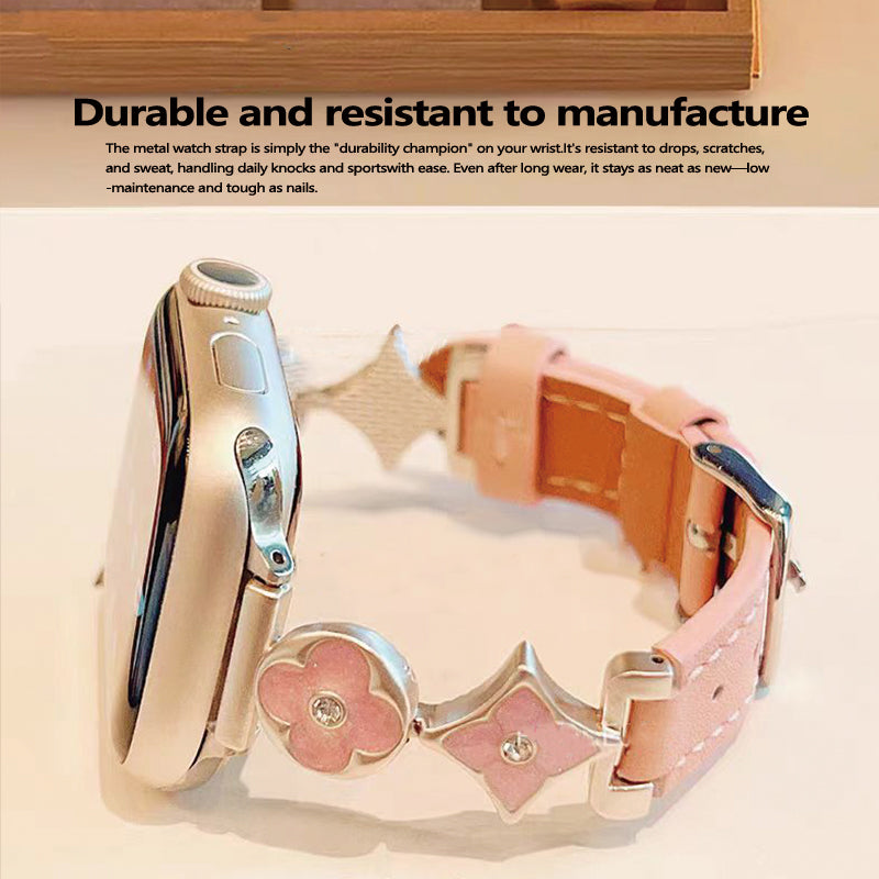 Stock shelves applicable to Apple s10 watch applewatch leather strap s9 metal strap s8 commuter zircon cross flower 49/45/41 creative 46/42mm chain Ultra