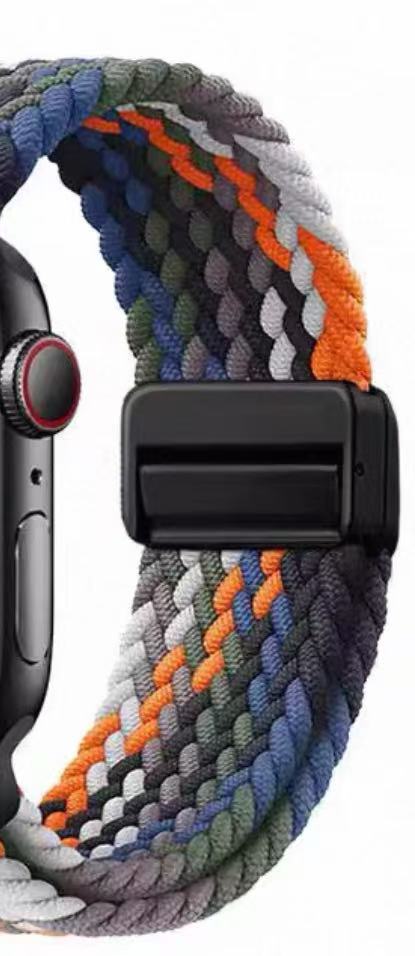 Stock shelves suitable for Apple iwatchS10 sports strap ultra3/2 braided s9 magnetic s8 creative applewatch7 breathable SE nylon S6 advanced sports iphone wristband