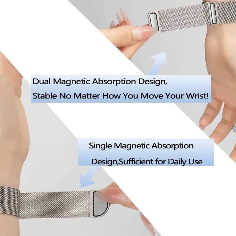 Stock shelves for iwatch10 watch strap S9 Apple S8 watch S10 Milanese Applewatch9 metal SE smart 8 men S7 wristband magnetic 7 advanced ultra2 women sports S6 summer