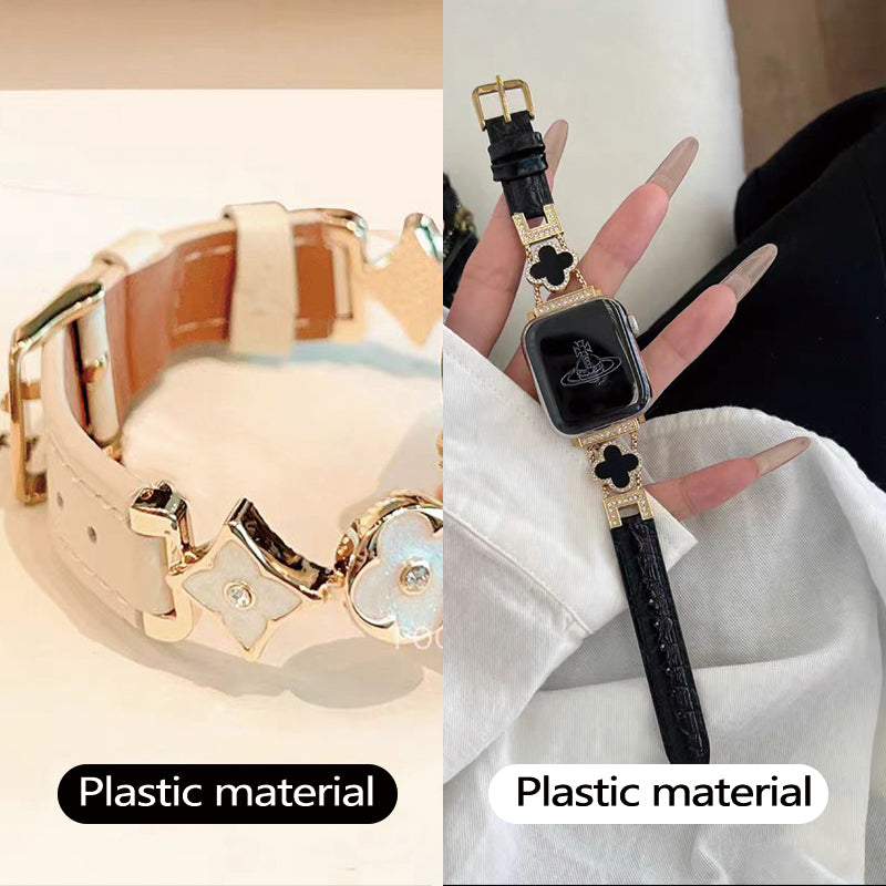 Stock shelves applicable to Apple s10 watch applewatch leather strap s9 metal strap s8 commuter zircon cross flower 49/45/41 creative 46/42mm chain Ultra