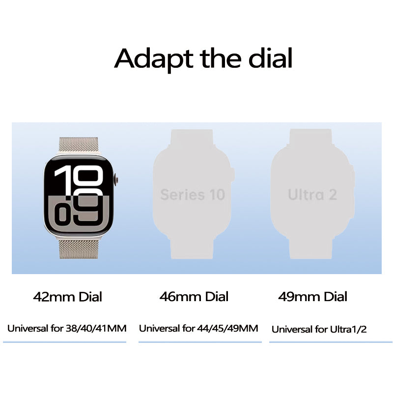 Stock shelves for iwatch10 watch strap S9 Apple S8 watch S10 Milanese Applewatch9 metal SE smart 8 men S7 wristband magnetic 7 advanced ultra2 women sports S6 summer