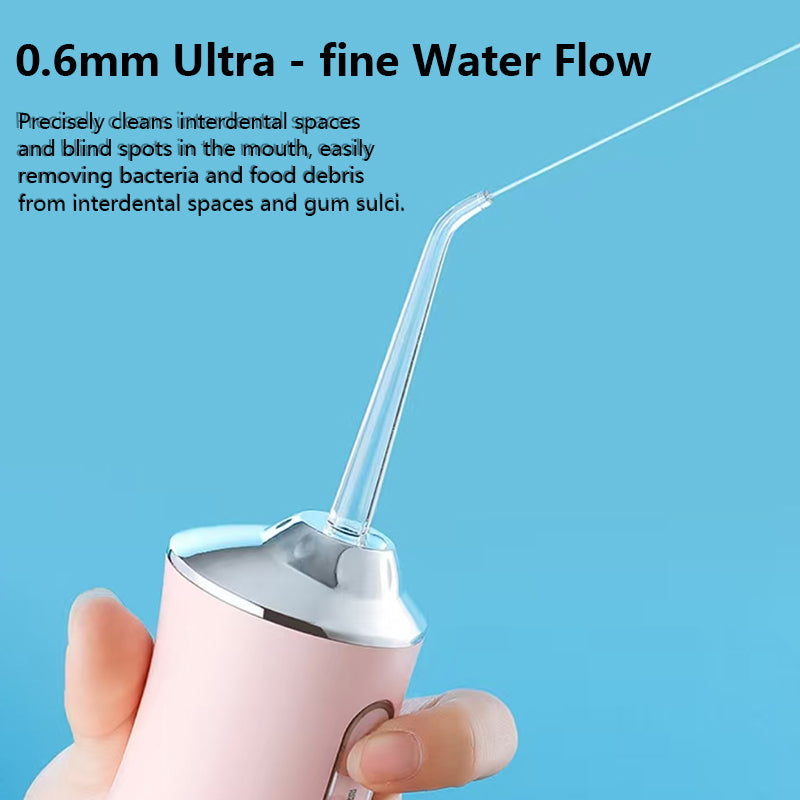 Stock shelves Electric water flosser, portable tooth cleaning device, home high-frequency smart teeth cleaning device, orthodontic nozzle interdental cleaner