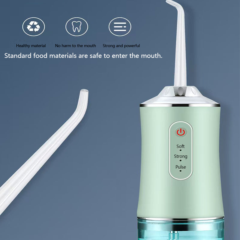Stock shelves Electric water flosser, portable tooth cleaning device, home high-frequency smart teeth cleaning device, orthodontic nozzle interdental cleaner