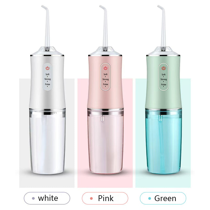 Stock shelves Electric water flosser, portable tooth cleaning device, home high-frequency smart teeth cleaning device, orthodontic nozzle interdental cleaner