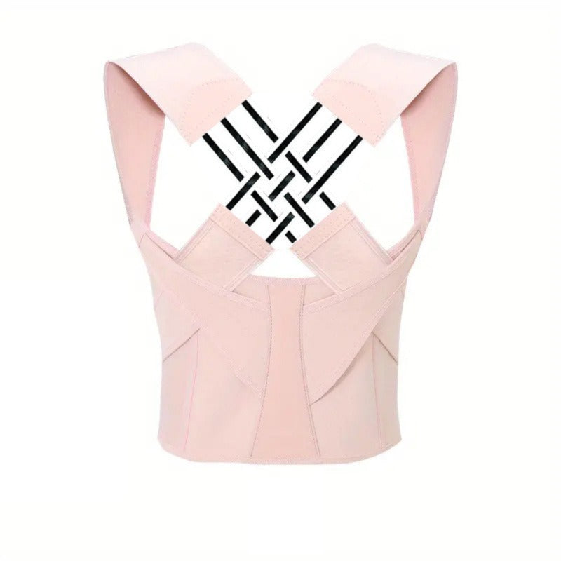 Stock shelves Black/Pink Back Correction Belt Invisible Shoulder Opener Prevents and Corrects Hunchback
