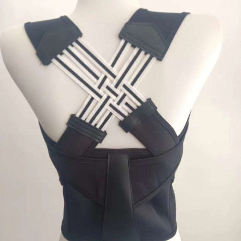Stock shelves Black/Pink Back Correction Belt Invisible Shoulder Opener Prevents and Corrects Hunchback