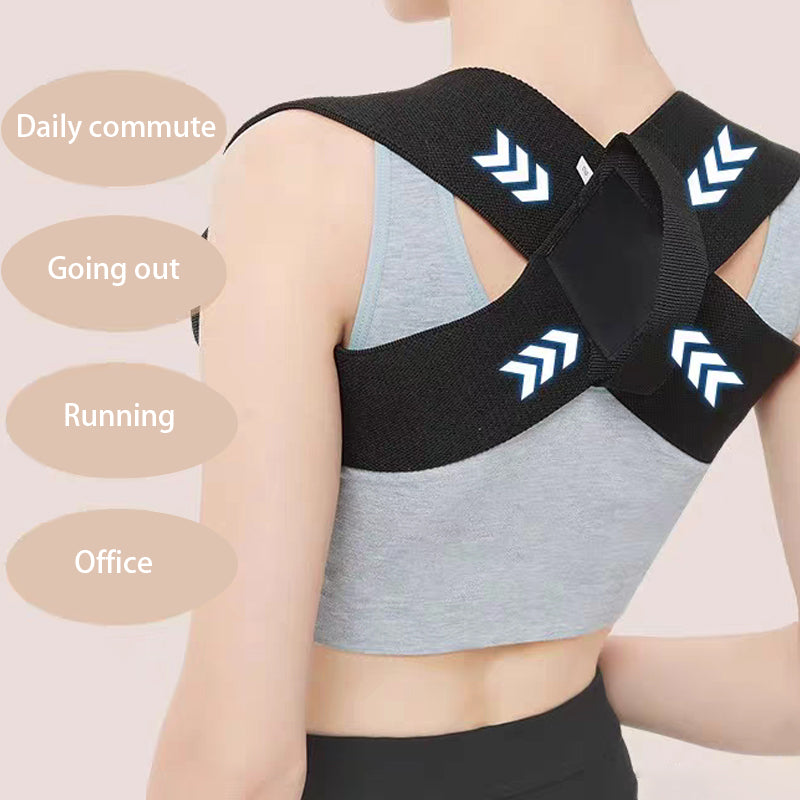 Stock shelves Back/cervical spine invisible correction, hunchback correction belt, unisex posture correction belt, anti-hunchback artifact posture correction belt