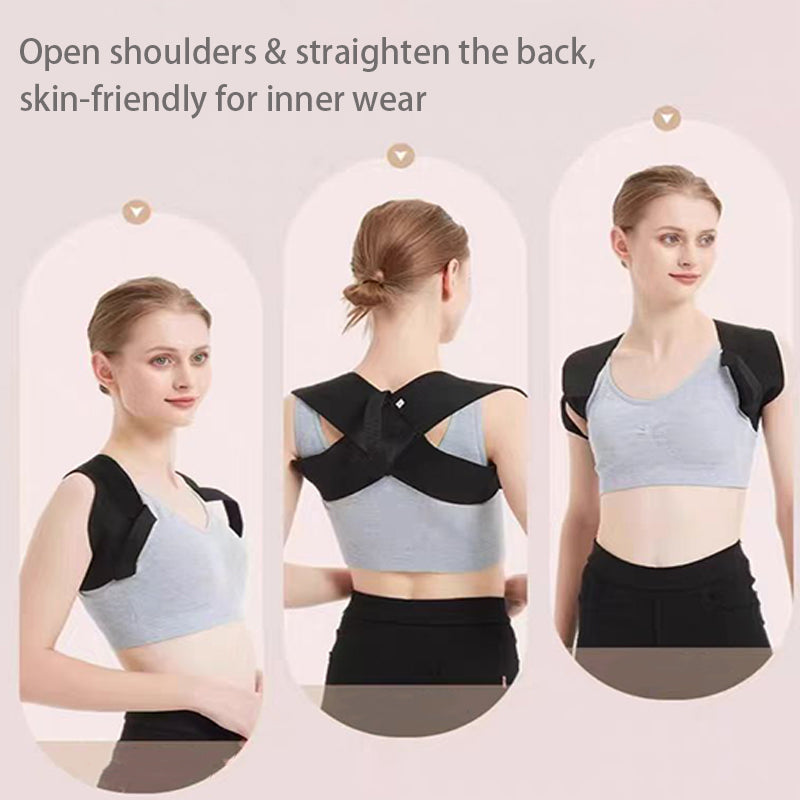 Stock shelves Back/cervical spine invisible correction, hunchback correction belt, unisex posture correction belt, anti-hunchback artifact posture correction belt