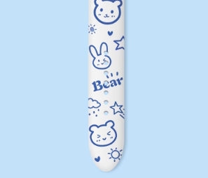 Stock shelves use Apple Watch 7/SE watch strap iwatch strap 1/2/3/4/5 generation cartoon silicone apple print star dew rabbit 42/44/38/40mm female series trendy creative S6