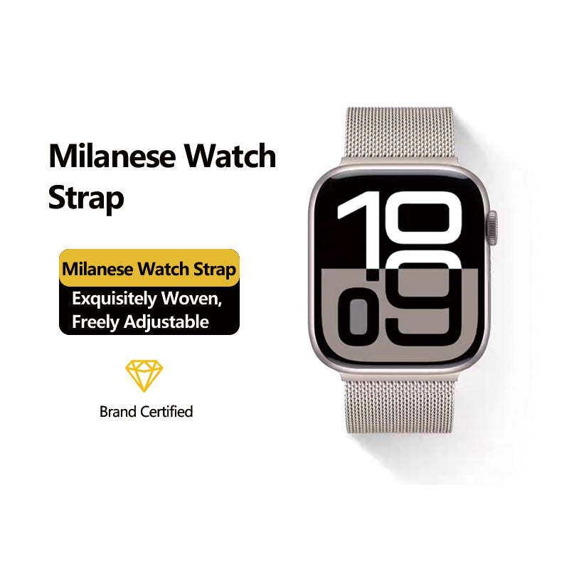 Stock shelves Applicable to iwatch10 strap S9 Apple S8 watch S10 Milanese Applewatch9 metal SE smart 8 men S7 wristband magnetic 7 advanced ultra2 women sports S6 summer