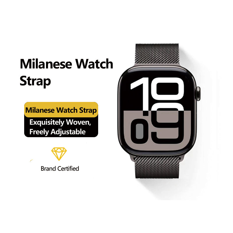 Stock shelves Applicable to iwatch10 strap S9 Apple S8 watch S10 Milanese Applewatch9 metal SE smart 8 men S7 wristband magnetic 7 advanced ultra2 women sports S6 summer