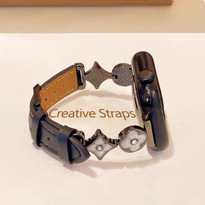 Stock shelves applicable to Apple s10 watch applewatch leather strap s9 metal strap s8 commuter zircon cross flower 49/45/41 creative 46/42mm chain Ultra