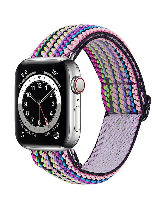 Stock shelves applicable to Apple Watch Strap iwatchS10/9 Watch Strap ApplewatchS9 Nylon S8 Braided National Style Wristband S7 Men and Women S6 Smart Accessories SE Replacement Strap 2/3/4 Sports 49mm