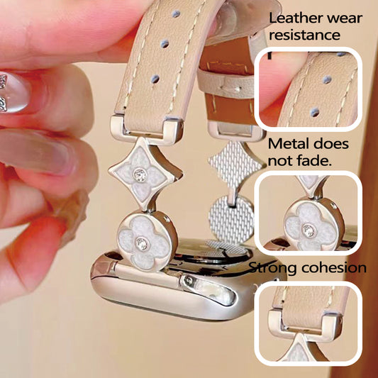 Stock shelves applicable to Apple s10 watch applewatch leather strap s9 metal strap s8 commuter zircon cross flower 49/45/41 creative 46/42mm chain Ultra