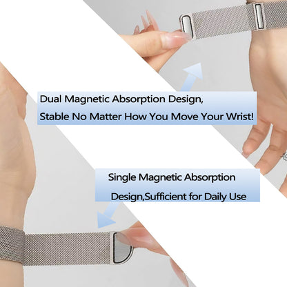 Stock shelves for iwatch10 watch strap S9 Apple S8 watch S10 Milanese Applewatch9 metal SE smart 8 men S7 wristband magnetic 7 advanced ultra2 women sports S6 summer