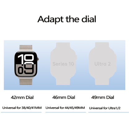 Stock shelves for iwatch10 watch strap S9 Apple S8 watch S10 Milanese Applewatch9 metal SE smart 8 men S7 wristband magnetic 7 advanced ultra2 women sports S6 summer