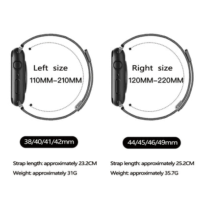 Stock shelves for iwatch10 watch strap S9 Apple S8 watch S10 Milanese Applewatch9 metal SE smart 8 men S7 wristband magnetic 7 advanced ultra2 women sports S6 summer