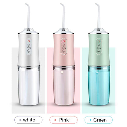 Stock shelves Electric water flosser, portable tooth cleaning device, home high-frequency smart teeth cleaning device, orthodontic nozzle interdental cleaner