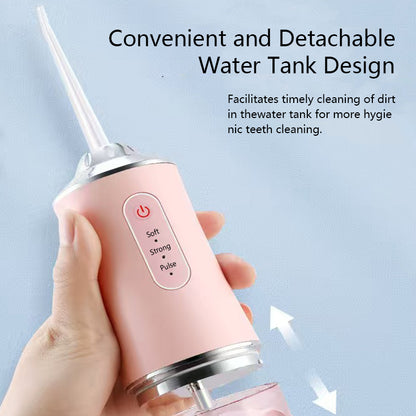 Stock shelves Electric water flosser, portable tooth cleaning device, home high-frequency smart teeth cleaning device, orthodontic nozzle interdental cleaner