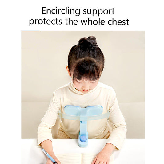 Stock shelves Student Study/Back to School Soft Silicone Posture Corrector Student Anti-Humpback Blue Soft Silicone Clamp Table Style