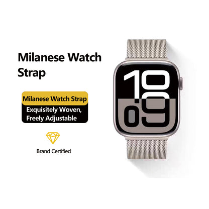 Stock shelves Applicable to iwatch10 strap S9 Apple S8 watch S10 Milanese Applewatch9 metal SE smart 8 men S7 wristband magnetic 7 advanced ultra2 women sports S6 summer