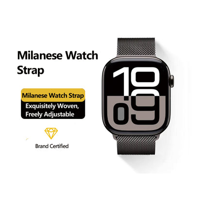 Stock shelves Applicable to iwatch10 strap S9 Apple S8 watch S10 Milanese Applewatch9 metal SE smart 8 men S7 wristband magnetic 7 advanced ultra2 women sports S6 summer