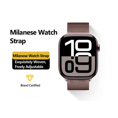 Stock shelves Applicable to iwatch10 strap S9 Apple S8 watch S10 Milanese Applewatch9 metal SE smart 8 men S7 wristband magnetic 7 advanced ultra2 women sports S6 summer