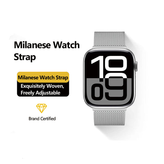 Stock shelves Applicable to iwatch10 strap S9 Apple S8 watch S10 Milanese Applewatch9 metal SE smart 8 men S7 wristband magnetic 7 advanced ultra2 women sports S6 summer